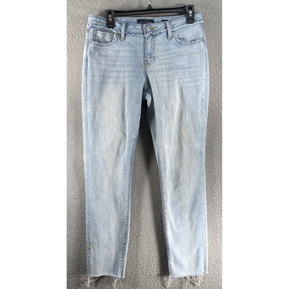 Lucky Brand  Jeans Women's 8/29 Light Wash Distressed Lolita Skinny Cotton Blend - Picture 1 of 16